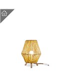 Lámpara de sobremesa decorativa LED SISINE 30, de fibras naturales para interior, E27 (no incl.)