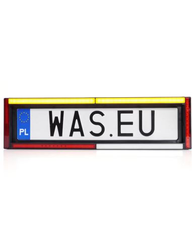 Piloto Trasero LED para matricula W253 7 Funciones con luz de matrícula 12V 24V S1D, F1, AR, R1D, 2aD, L , IA Was