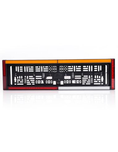 Luz traseira de LED para placa W253 7 funções com luz de placa 12V 24V S1D, F1, AR, R1D, 2aD, L, IA Was 2107 L OTR