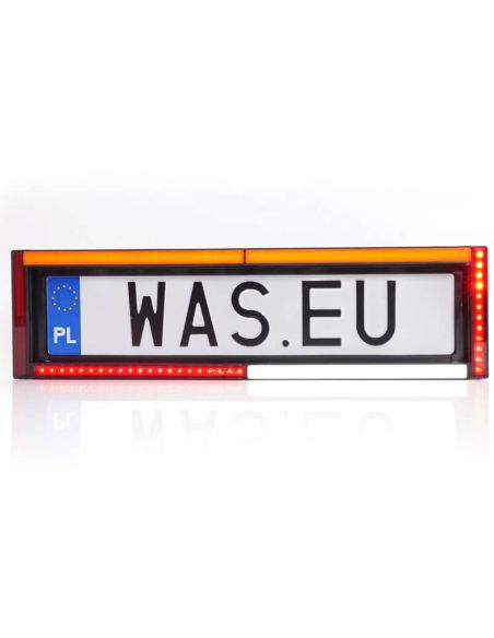 Luz traseira de LED para placa W253 7 funções com luz de placa 12V 24V S1D, F1, AR, R1D, 2aD, L, IA Was 2107 L OTR