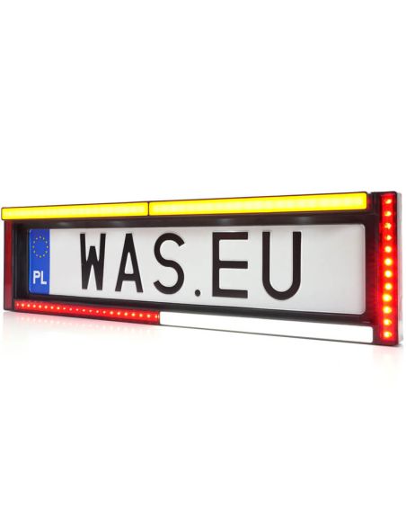 Luz traseira de LED para placa W253 7 funções com luz de placa 12V 24V S1D, F1, AR, R1D, 2aD, L, IA Was 2107 L OTR