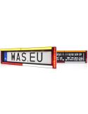Piloto Trasero LED para matricula W253 7 Funciones con luz de matrícula 12V 24V S1D, F1, AR, R1D, 2aD, L , IA Was 2107 L OTR