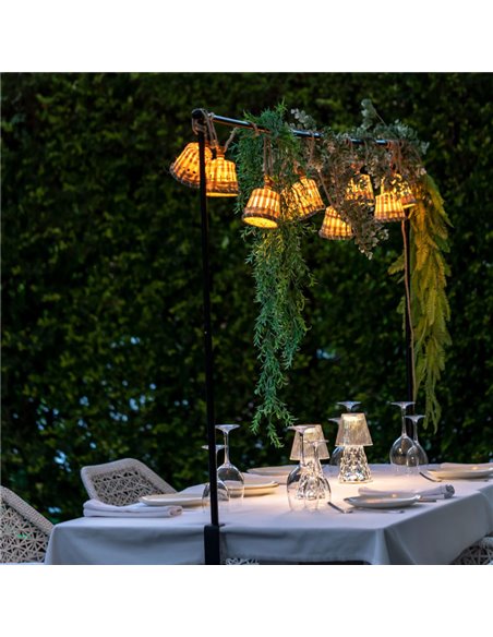 Cadre de table décoratif extensible GARLAND LIFT pour guirlandes, pour l'intérieur et l'extérieur