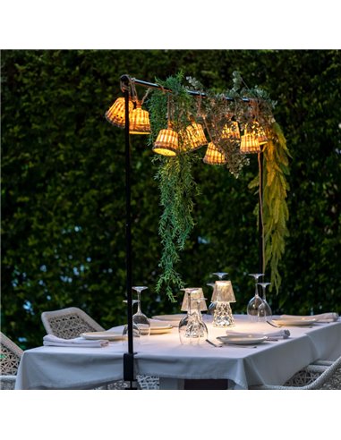 Cadre de table décoratif extensible GARLAND LIFT pour guirlandes, pour l'intérieur et l'extérieur