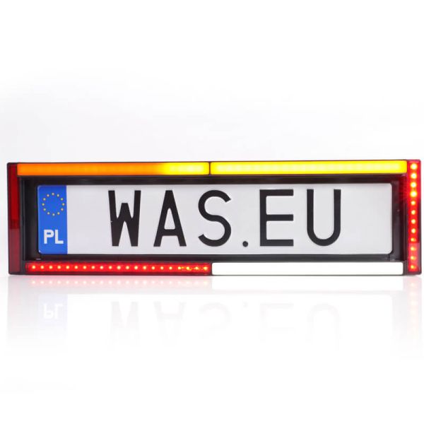 Luz traseira de LED para placa W253 7...