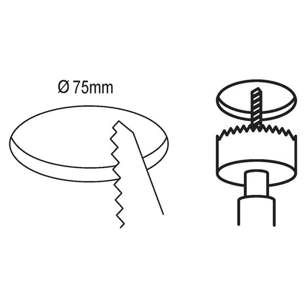 Downlight LED empotrable FUEVA 5, negro IP20, 2,7W, 330Lm, 4000K, Ø8.6cm corte 7,5cm