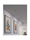 Downlight LED empotrable FUEVA 5, negro IP20, 2,7W, 330Lm, 4000K, Ø8.6cm corte 7,5cm