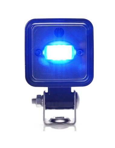 Farol de segurança LED azul com feixe linear W267 para máquinas IP6K9K 12V–70V