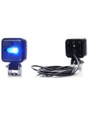 Farol de segurança LED azul com feixe linear W267 para máquinas IP6K9K 12V–70V