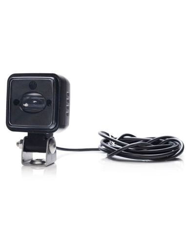 Faro LED de seguridad Azul haz Lineal W267 para Maquinaria IP6K9K 12V–70V Was