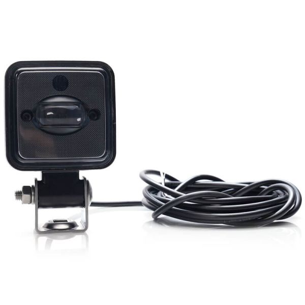 Faro LED de seguridad Azul haz Lineal W267 para Maquinaria IP6K9K 12V–70V Was