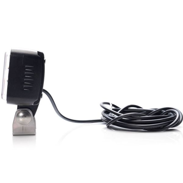 Farol de segurança LED azul com feixe linear lateral W267 para máquinas IP6K9K 12V–70V