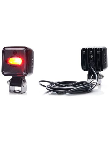 Faro LED Rojo Lineal de Seguridad W267 para Maquinaria IP6K9K 12V–70V Was