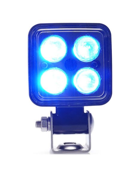 Foco LED Azul de Seguridad W267 para Maquinaria Industrial IP6K9K 12V–70V WAS
