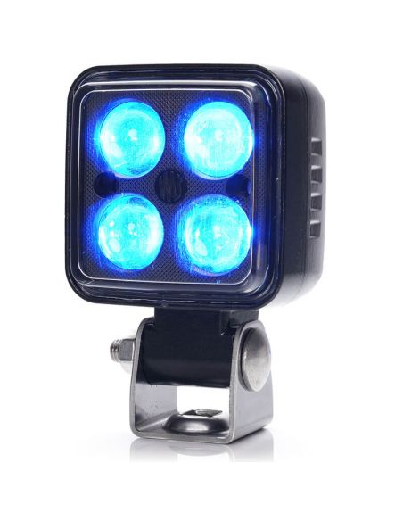 Foco LED Azul de Seguridad W267 para Maquinaria Industrial IP6K9K 12V–70V WAS