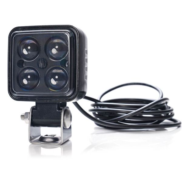 Projecteur de sécurité LED bleu W267 pour machines industrielles IP6K9K 12 V–70 V WAS