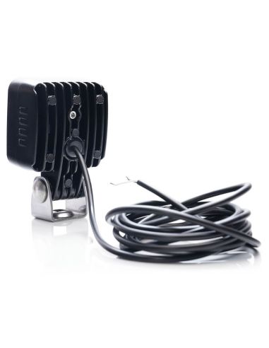 Trasera de Foco LED de Seguridad W267 Rojo 12V-70V IP6K9K con óptica focalizada | 2,5 m cable Was Encendido
