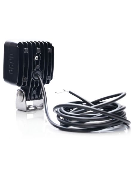 Trasera de Foco LED de Seguridad W267 Rojo 12V-70V IP6K9K con óptica focalizada | 2,5 m cable Was Encendido