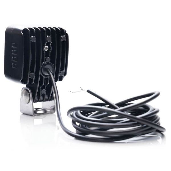Trasera de Foco LED de Seguridad W267 Rojo 12V-70V IP6K9K con óptica focalizada | 2,5 m cable Was Encendido