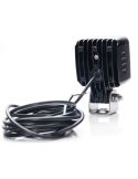 Trasera con cable Foco LED de Seguridad W267 Rojo 12V-70V IP6K9K con óptica focalizada | 2,5 m cable Was Encendido