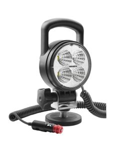 Faro LED Redondo 2000lm 12-24V con Base Magnética, Cable Espiral, Enchufe Mechero y Maletín CRC5H.53356