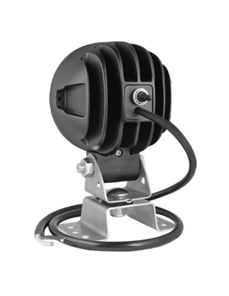 Trasera de Faro LED Redondo 2000lm 12-24V con Base Magnética, Cable Espiral, Enchufe Mechero y Maletín CRC5H.53356