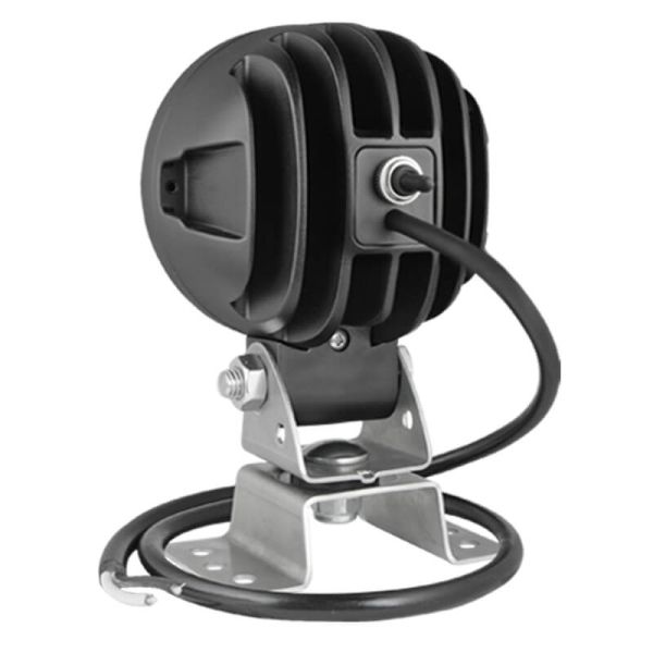 Phare arrière rond à LED 2000 lm 12-24 V avec base magnétique, câble spiralé, prise allume-cigare et étui CRC5H.53356