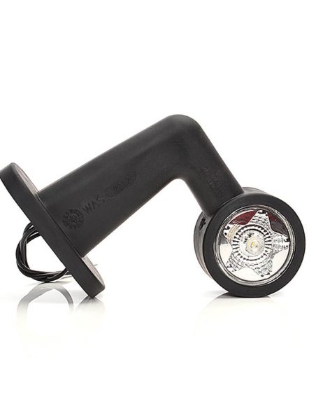 Cuerno LED STAR en L Corto 12V-24V Luz Roja y Blanca EMC R10 IP66/IP68 R10, A y R