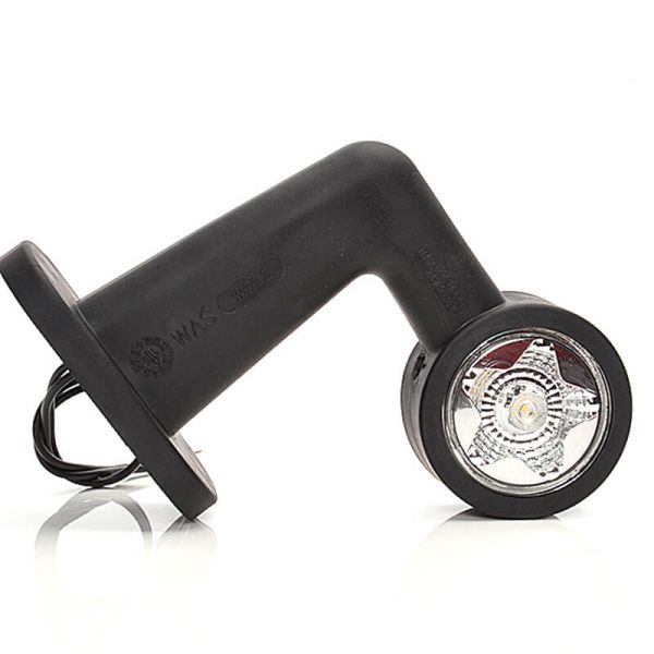 Klaxon LED STAR L court 12 V-24 V lumière rouge et blanche CEM R10 IP66/IP68 R10, A et R