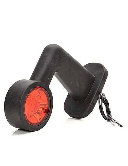 Klaxon LED STAR L court 12 V-24 V lumière rouge et blanche CEM R10 IP66/IP68 R10, A et R