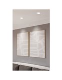 Downlight empotrable LED Ø119 blanco FUEVA 6, CCT (2700K-4000K-6500K), 6,3W 720Lm, IP20