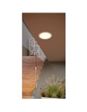 Downlight empotrable LED Ø168mm blanco FUEVA 6, CCT (2700K-4000K-6500K), 10,5W 1200Lm, IP20
