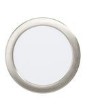 Downlight empotrable LED Ø168mm níquel mate FUEVA 6, CCT (2700K-4000K-6500K), 10,5W 1200Lm, IP20