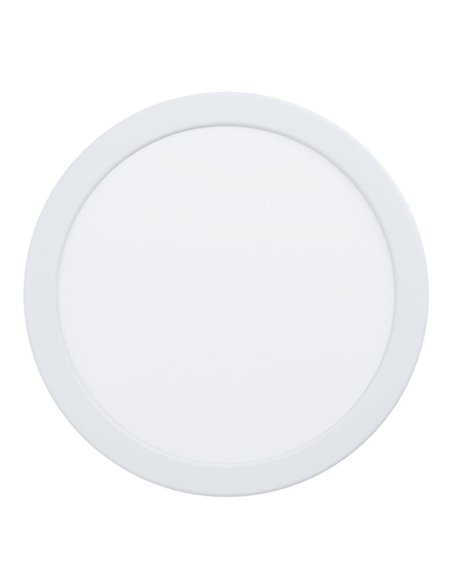 Downlight LED portátil Ø216mm branco FUEVA 6, CCT (2700K-4000K-6500K), 18,5W 2100Lm, IP20