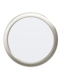 Downlight LED empotrable Ø216mm níquel mate FUEVA 6, CCT (2700K-4000K-6500K), 18,5W 2100Lm, IP20