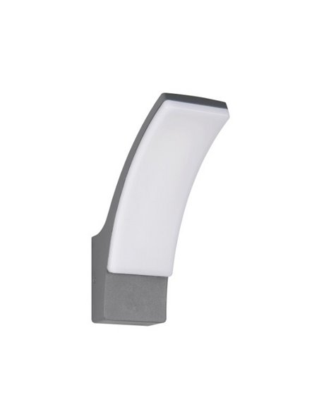 Aplique LED minimalista BEJA 12,5W 1650lm, 4000K para exterior IP44 Antracita