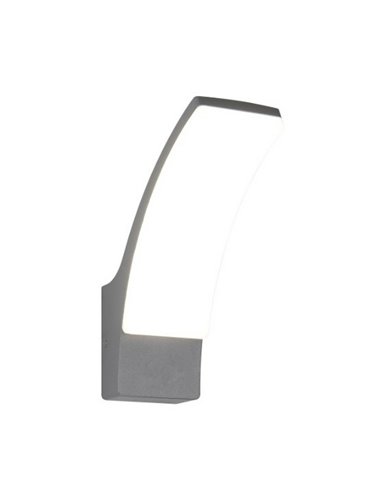 Aplique LED minimalista BEJA 12,5W 1650lm, 4000K para exterior IP44 Antracita