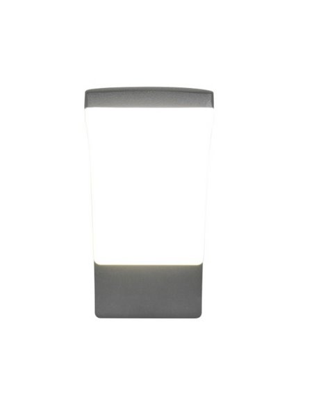 Aplique LED minimalista BEJA 12,5W 1650lm, 4000K para exterior IP44 Antracita