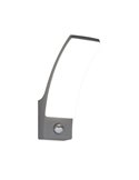 Aplique LED potente BEJA sensor de movimiento, 12,5W 1650lm, 4000K IP44 Antracita