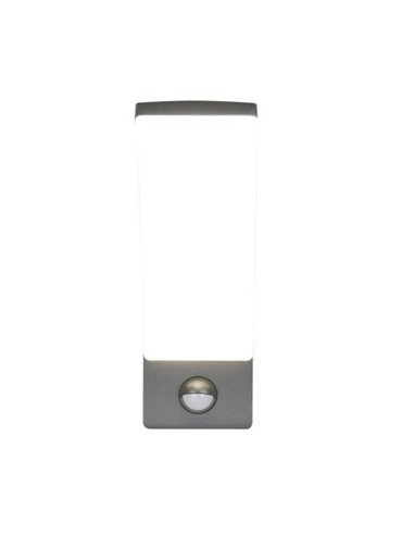 Applique murale LED puissante BEJA détecteur de mouvement, 12,5W 1650lm, 4000K IP44 Anthracite