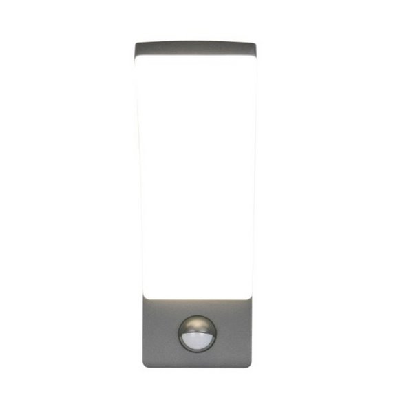 Aplique LED potente BEJA sensor de movimiento, 12,5W 1650lm, 4000K IP44 Antracita