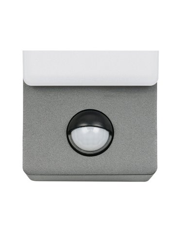 Aplique LED potente BEJA sensor de movimiento, 12,5W 1650lm, 4000K IP44 Antracita