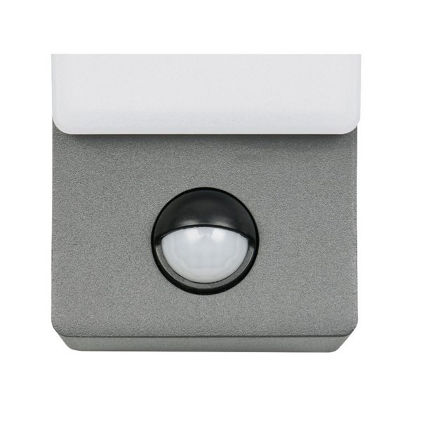 Aplique LED potente BEJA sensor de movimiento, 12,5W 1650lm, 4000K IP44 Antracita