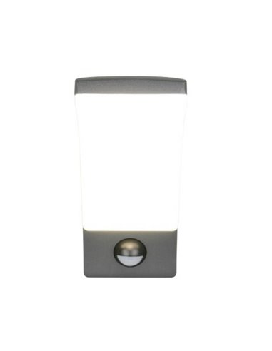 Aplique LED potente BEJA sensor de movimiento, 12,5W 1650lm, 4000K IP44 Antracita