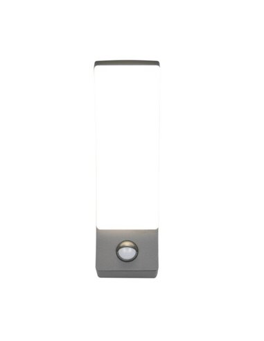 Aplique LED potente BEJA sensor de movimiento, 12,5W 1650lm, 4000K IP44 Antracita