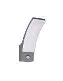 Aplique LED potente BEJA sensor de movimiento, 12,5W 1650lm, 4000K IP44 Antracita