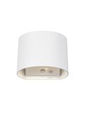 Aplique de pared sin cables para exterior GENIE redondeado sensor de movimiento, batería recargable USB IP44