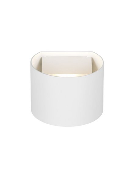 Aplique de pared sin cables para exterior GENIE redondeado sensor de movimiento, batería recargable USB IP44