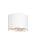 Aplique de pared sin cables para exterior GENIE redondeado sensor de movimiento, batería recargable USB IP44