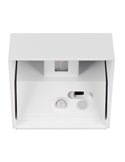 Aplique de pared cuadrado GENIE sin cables, con sensor de movimiento, batería recargable USB IP44